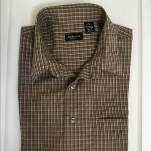 💙 3/$30 Van Heusen XL Brown Short Sleeve